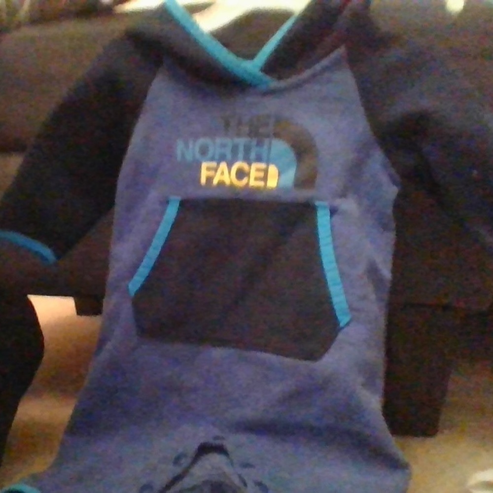 North Face 0-3 MO onesie